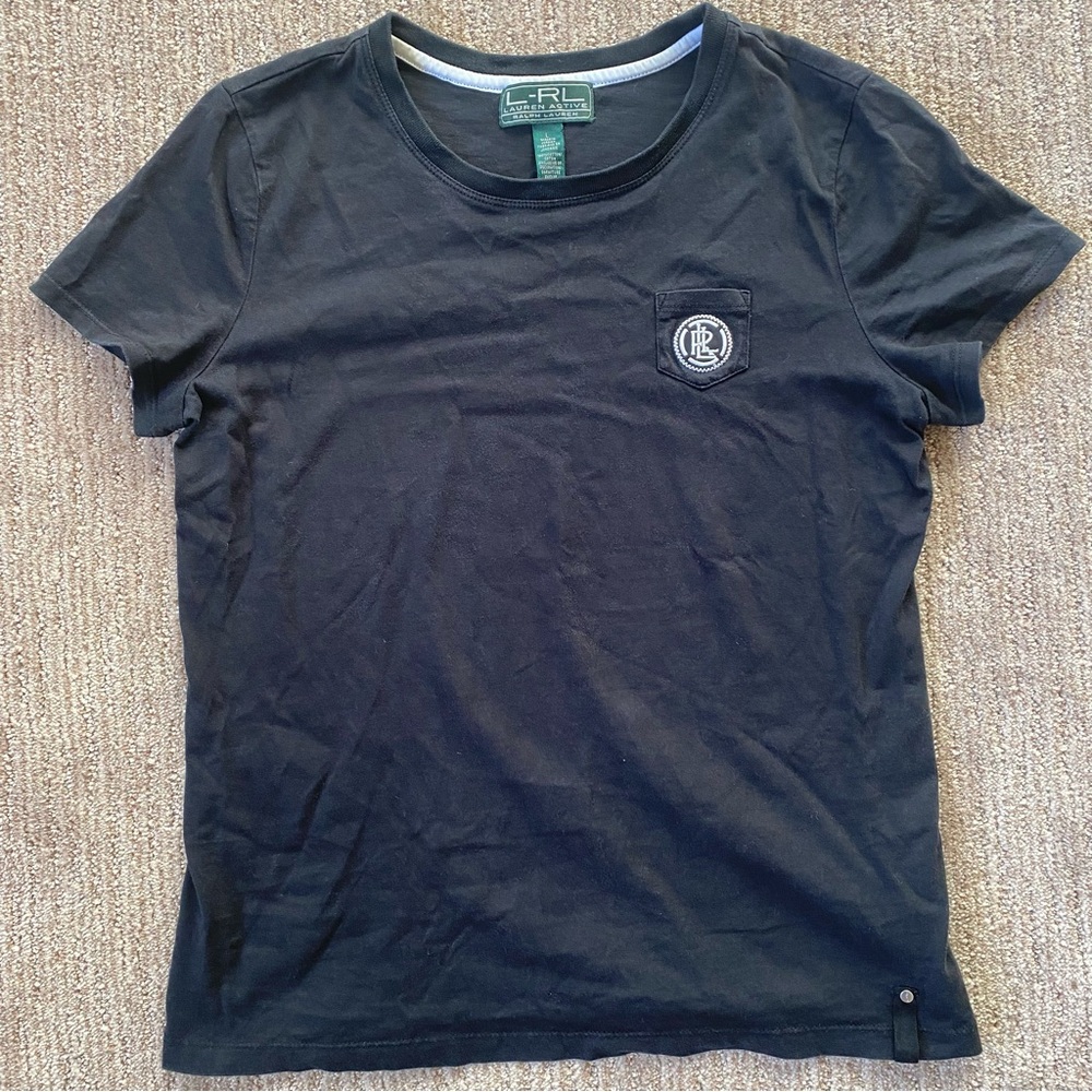 Lauren Ralph Lauren Active Black Tee